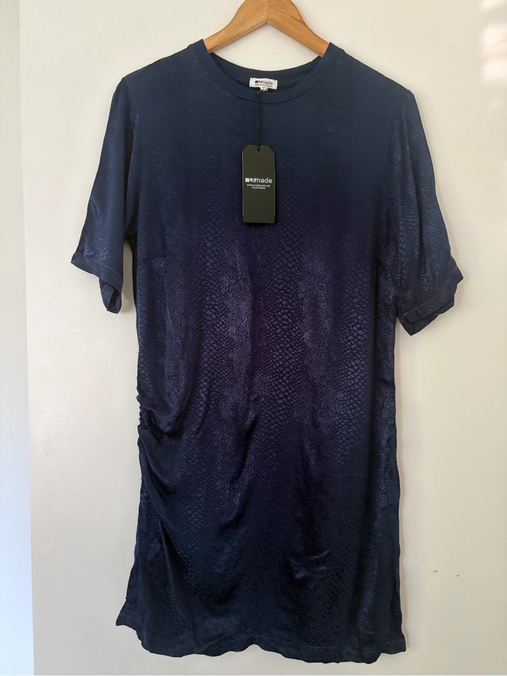 LAmade Navy Short-Sleeve Crewneck Tee